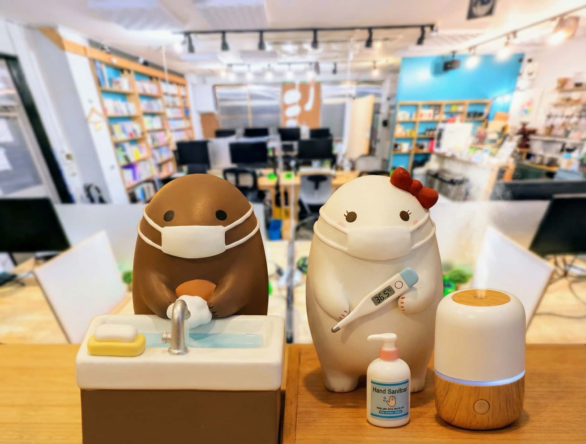 インフルエンザとモグ雄モグ子