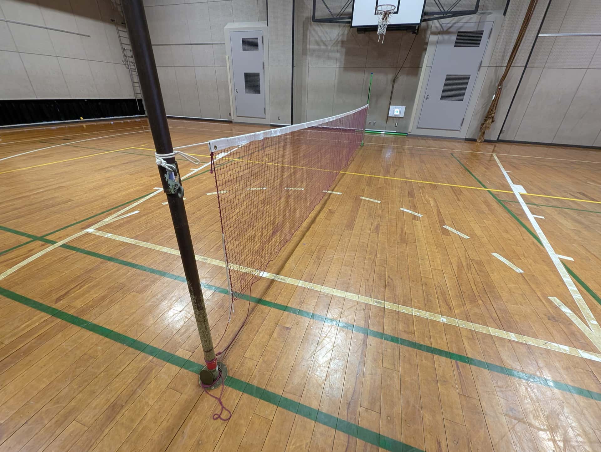 ピックルボールのコートサイズ