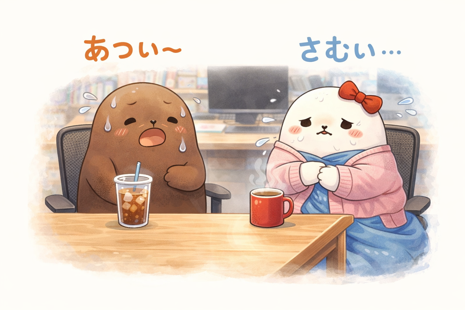 エアコン切り替えし始めました